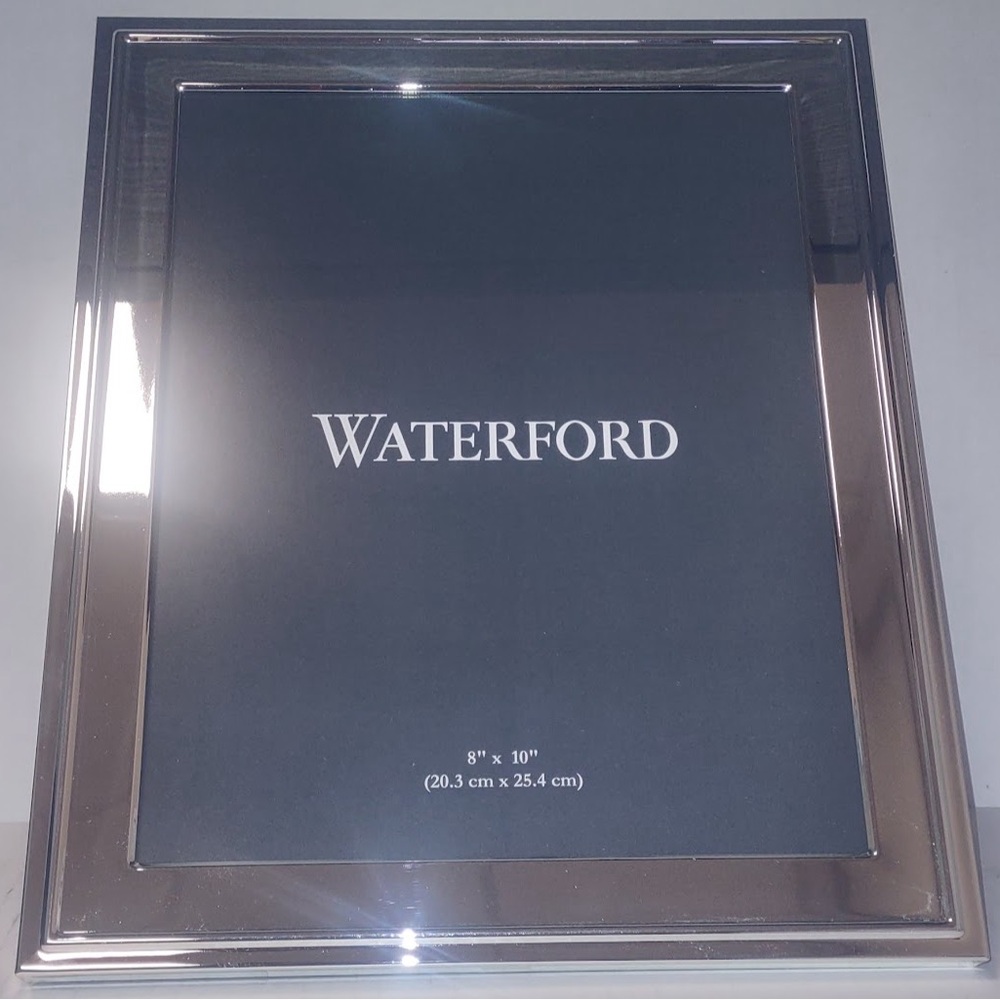 Waterford CLASSIC SILVER PICTURE FRAME, 8X10, NEW IN BOX